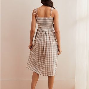 Aerie Smocked Button Down Dress